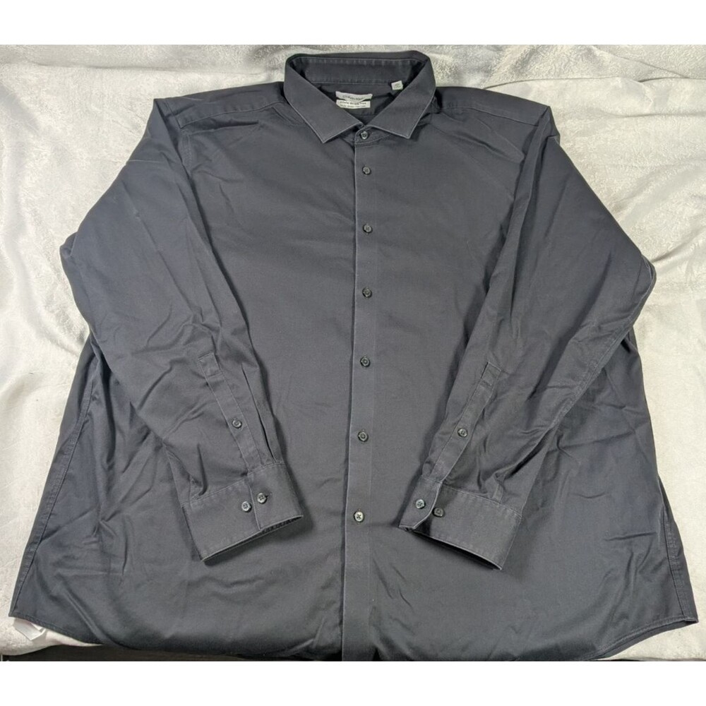 Calvin Klein Infinite Men's 3XL 19 34/35 Slim Fit Wrinkle Free Dress Shirt